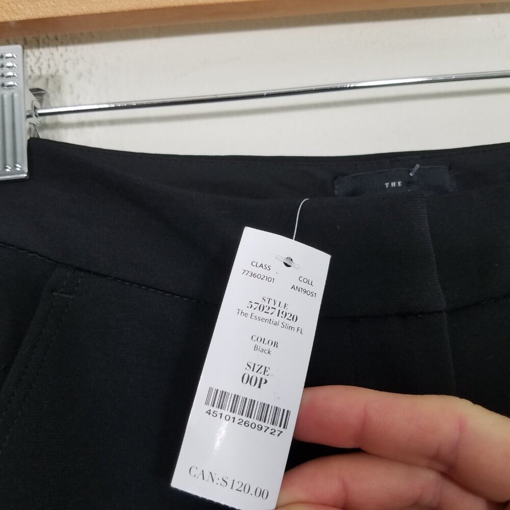 NWT White House Black Market The Essential Slim Fit Stretch Dress Pants Black - Picture 3 of 8